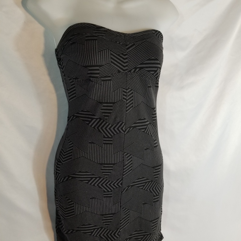 Black and Gray Volcom Bodycon Dress Size Small